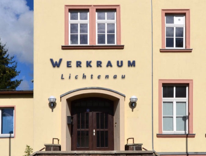 WERKRAUM Lichtenau, Eingang / Fassade